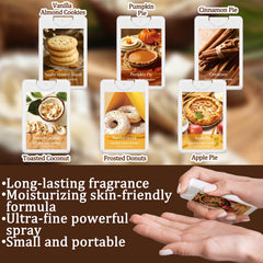 Dansib pumpkin pie scent hand sanitizer spray for seasonal moments.