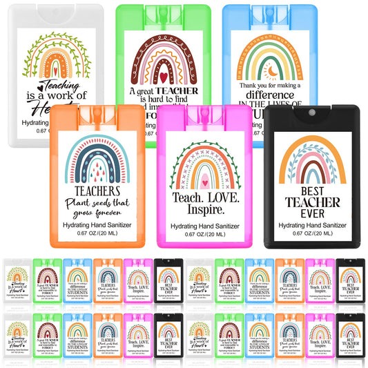 Dansib teacher sanitizer 24-pack bulk bottles ideal for classroom gifting.
