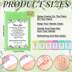 Dansib travel-size hand sanitizer sprays ideal for bags and purses