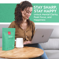 DAO Labs Emotional Balance Apple-Cucumber flavor in glass for sensory calm.