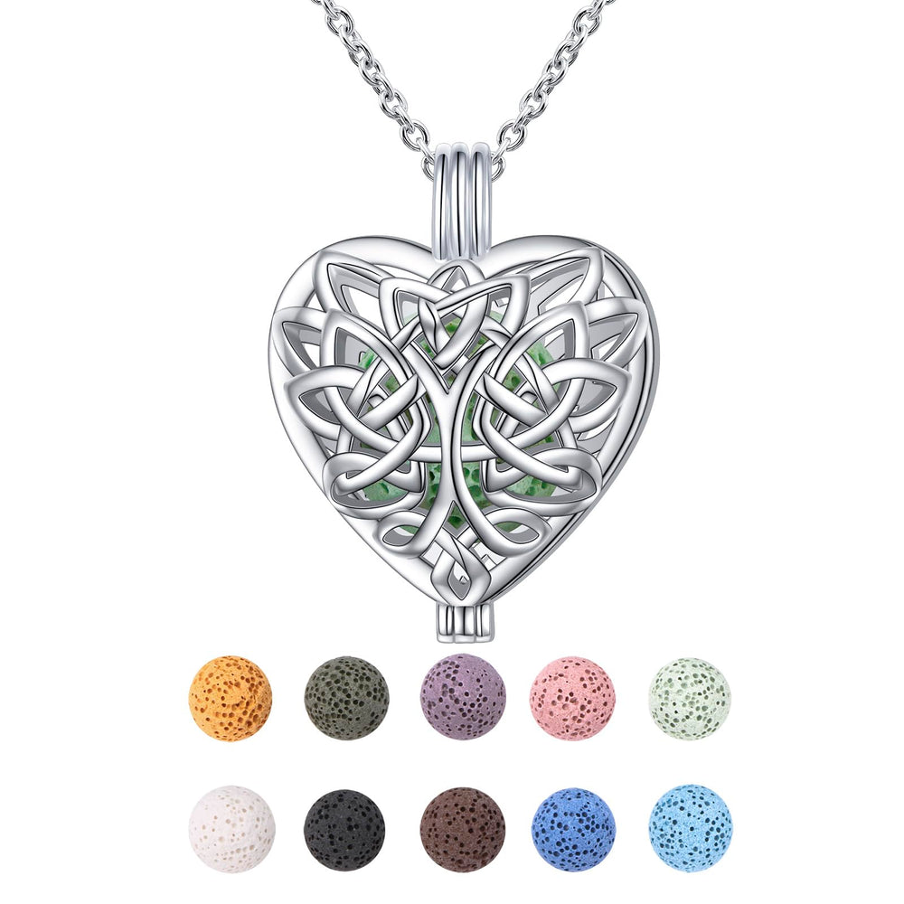 DAOCHONG love heart diffuser necklace with closed locket for personal aromatherapy
