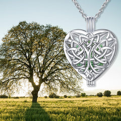 DAOCHONG tree of life Celtic knot pendant highlights durable sterling silver