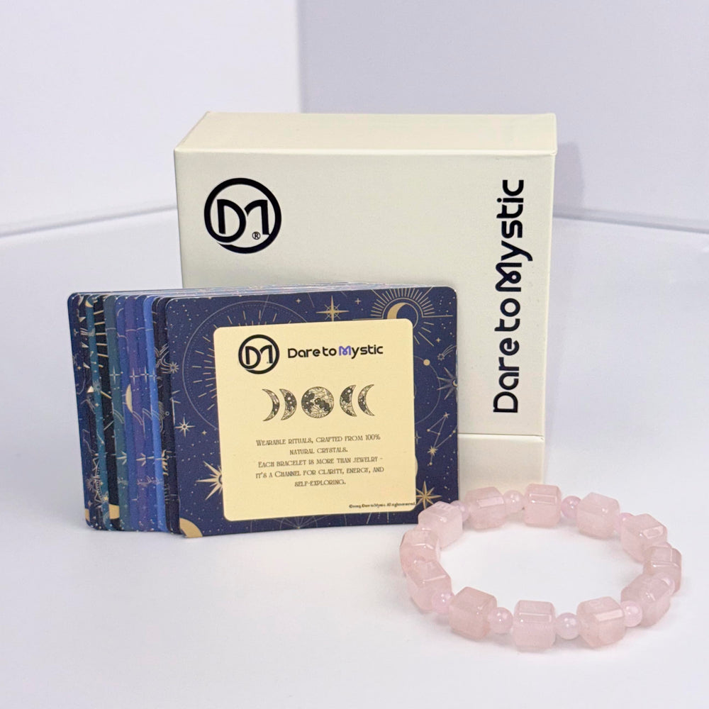Dare to Mystic daily-wear bracelet blends warm pink tones.