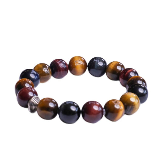 Dare to Mystic tiger eye bracelet with red bead enhances daily focus and confidence.