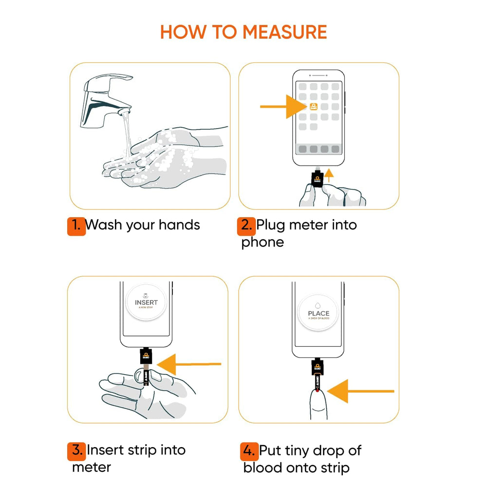 Dario compact design supports travel-friendly testing anywhere.