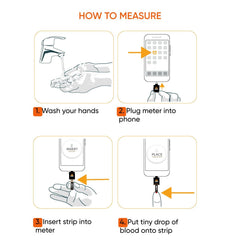 Dario compact design supports travel-friendly testing anywhere.