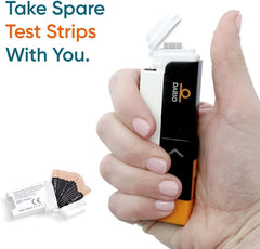 Dario four-pack cartridges enable convenient at-home testing.