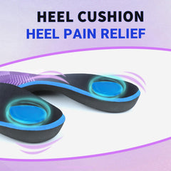 DARLIS insoles deep-heel-cup cradle the heel for stability during activity.