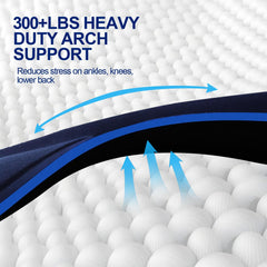 DARLIS top-heel cushion design provides direct heel cushioning for stability.
