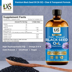 DAS NATURALS Black Seed Oil for skincare—gentle daily nourishment.