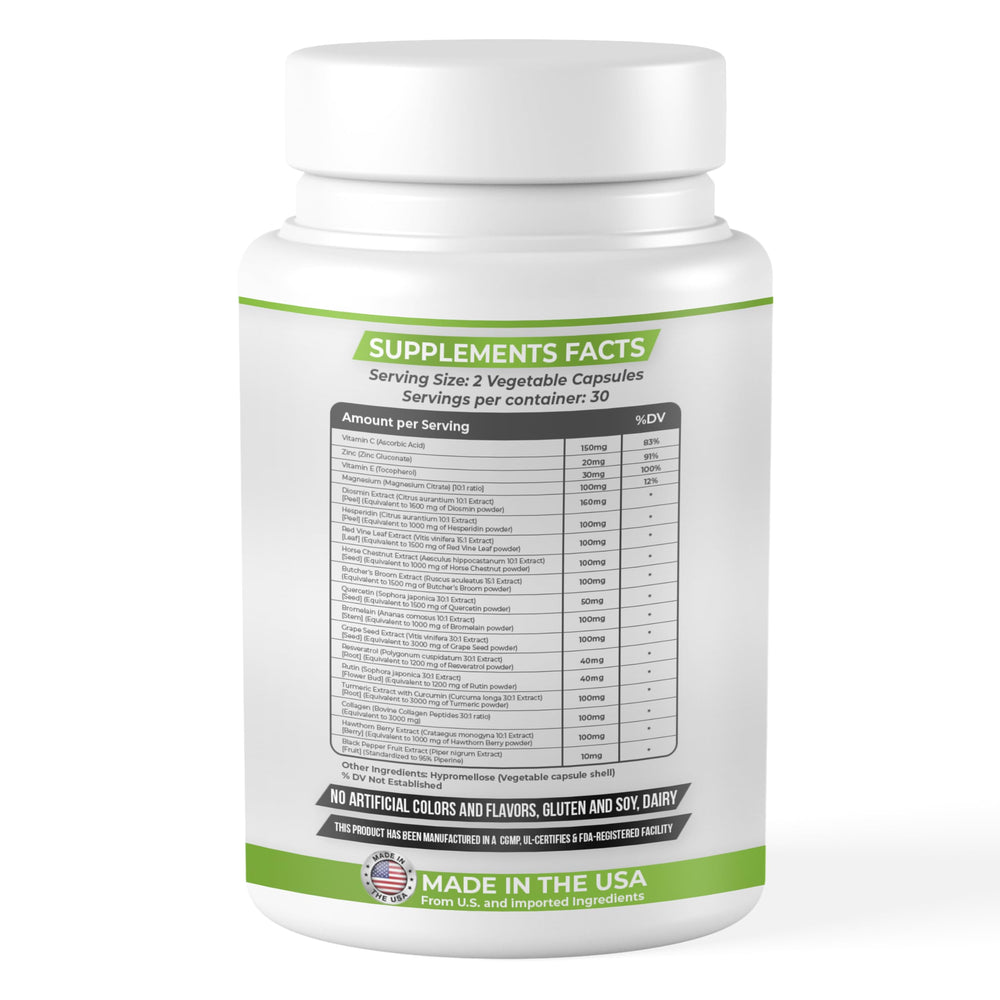 DASH OF VIGOR DOFV diosmin hesperidin horse chestnut extract focus