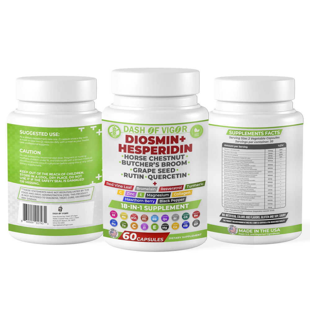 DASH OF VIGOR DOFV quercetin bromelain vitamin C with zinc closeup