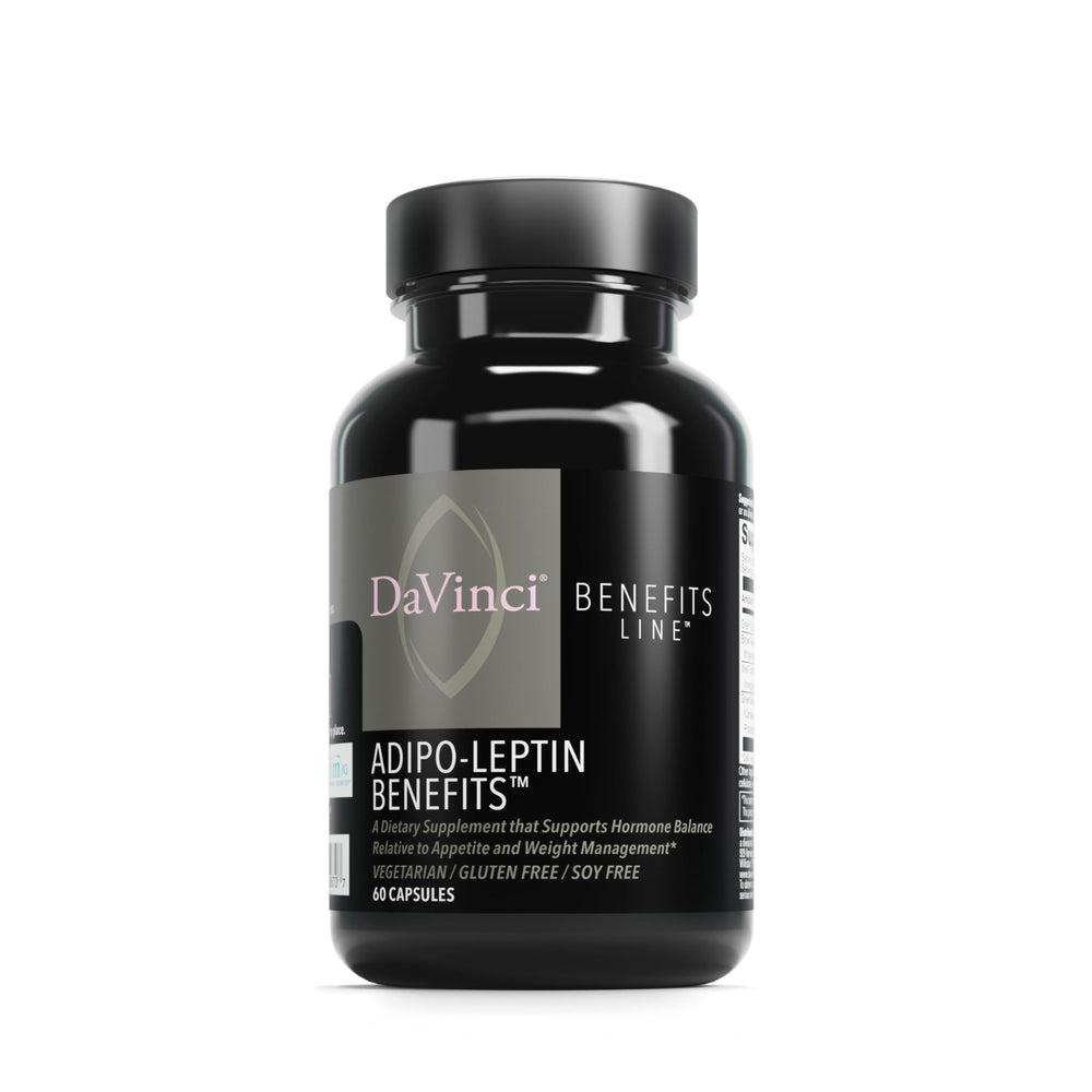 DAVINCI Adipo-Leptin bottle front for daily metabolism support
