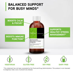 DAVINCI Behavior Balance DMG Liquid glass with a serving, ready for daily use.