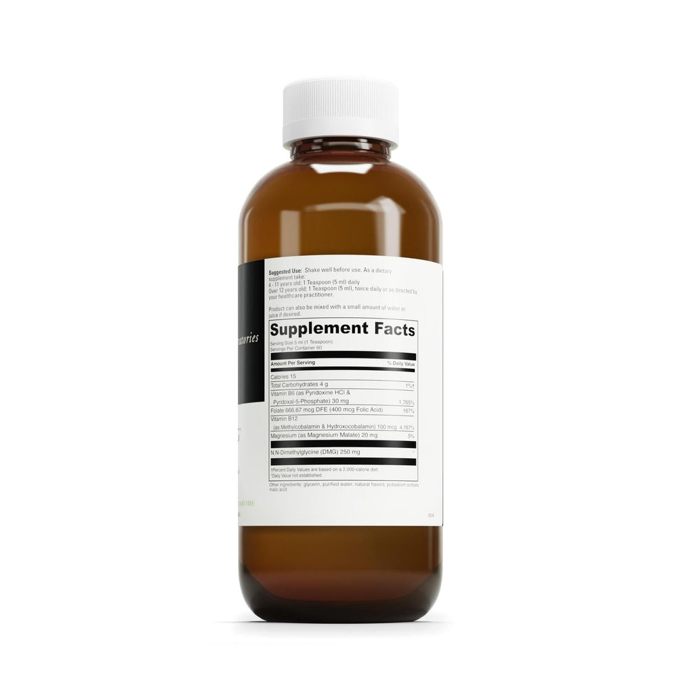 DAVINCI Behavior Balance DMG Liquid pour showing easy dosing during busy mornings for convenience.