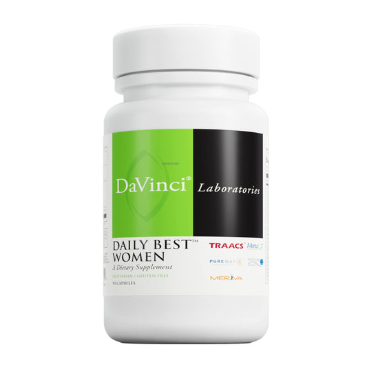 DAVINCI Daily Best Women bottle with capsules for daily vitality and balance