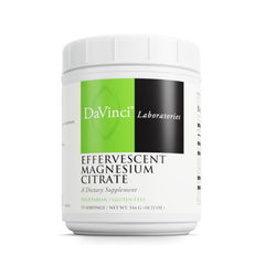 DaVinci Effervescent Magnesium Citrate powder dissolves quickly for a refreshing nightly lemon-lime ritual.
