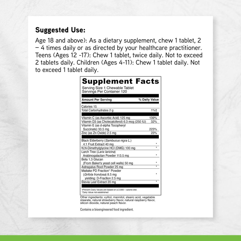 Arabinogalactans from larch contribute to the blend’s immune-friendly profile.