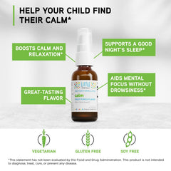 Little Calm green tea leaf extract indicates gentle brain support
