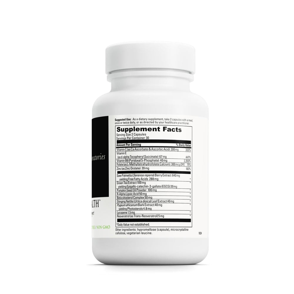 Close-up of DAVINCI Prostate Health capsules for everyday use.