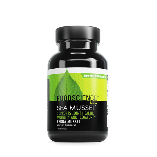 DAVINCI Sea Mussel joint supplement bottle supports joint comfort and mobility.