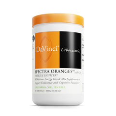 Davinci Spectra Orange tub front shows energy-boosting powder for daily workouts