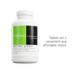 DAVINCI Spectra Senior ginkgo bilberry blend supports ocular health.
