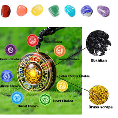 Day Day Up Chakra Orgone Pendant constellation 2 enhances focus for daily tasks.