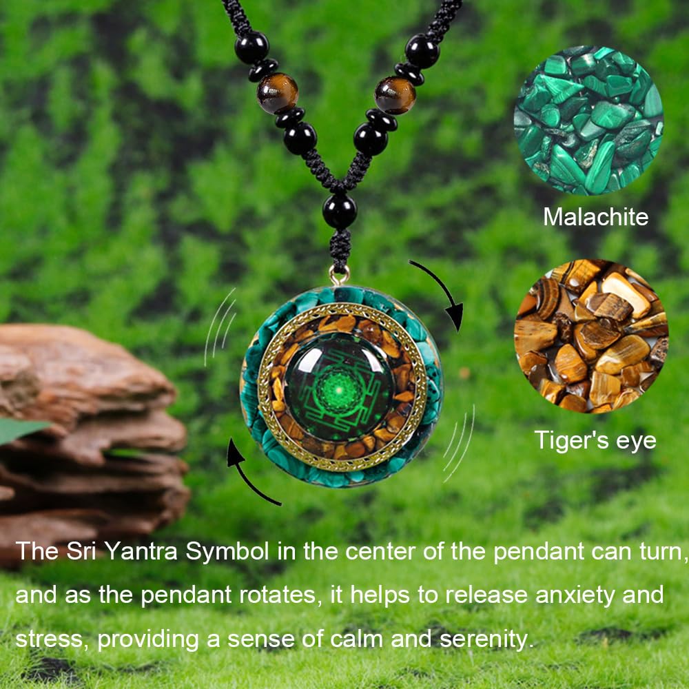 Day Day Up tiger stone necklace grounding elegance and vitality