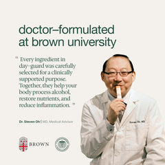 DayGuard doctor-formulated packaging signals trust and quality.