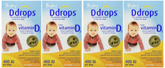 Ddrops Baby 400 IU bottle for breastfed infants.