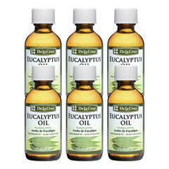 De La Cruz Eucalyptus essential oil bottle pour for easy diffuser dosing