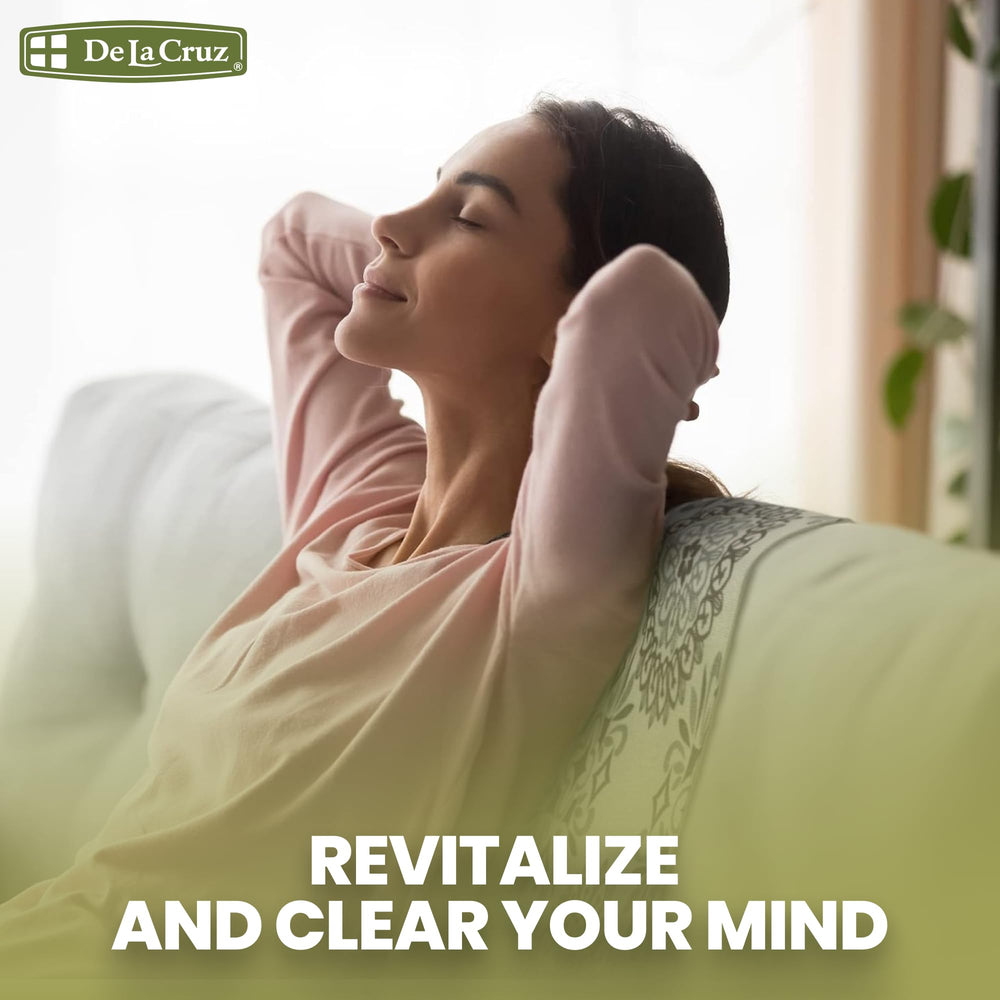 Room diffuser setup with De La Cruz eucalyptus oil for a fresh ambiance