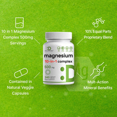 Deal Supplement 10-in-1 magnesium forms blend close-up for broad mineral coverage.