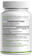 DEAL SUPPLEMENT Berberine Max open bottle reveals smooth capsules