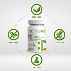 DEAL SUPPLEMENT Bottle label highlights 240 servings