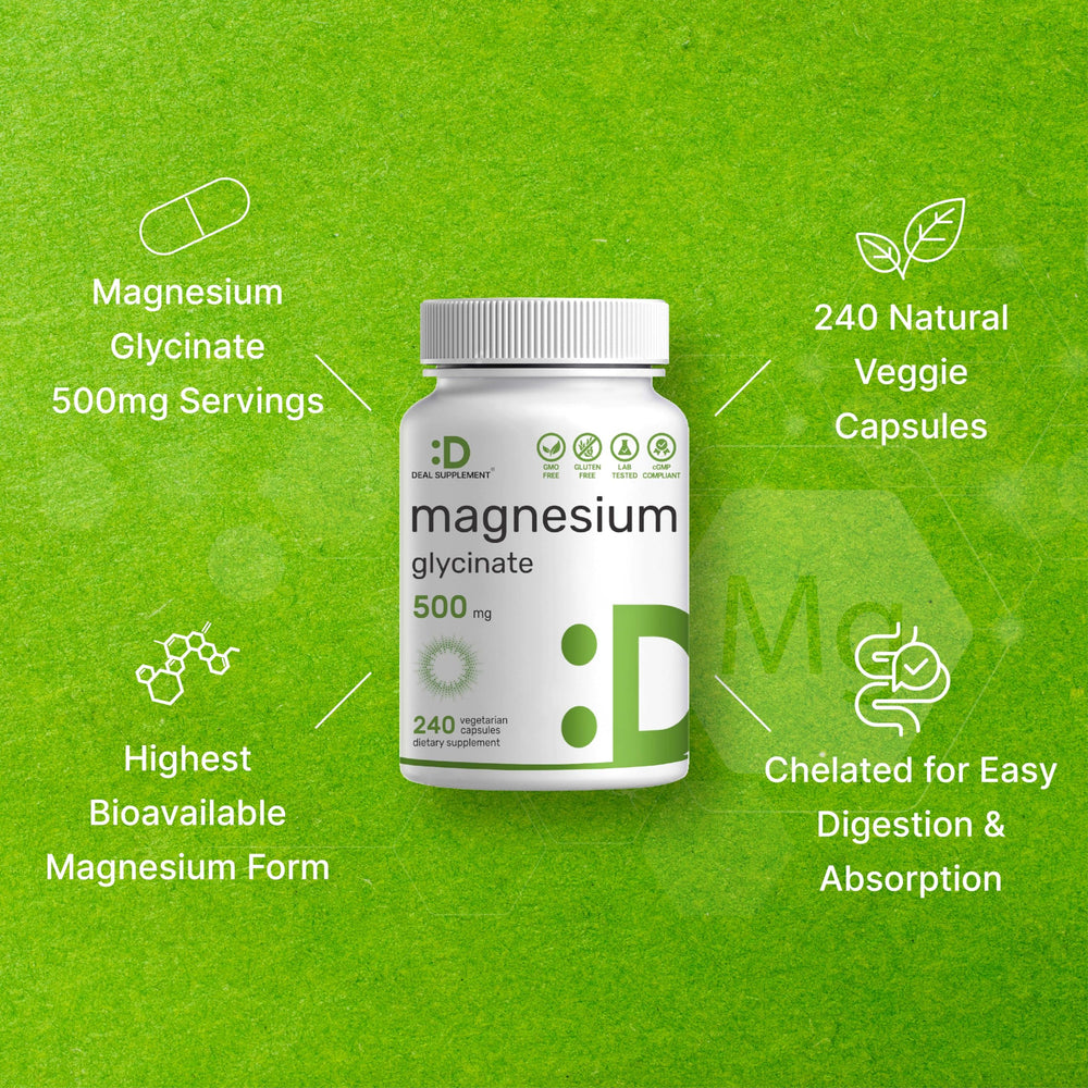 Deal Supplement packaging box on clean surface communicates reliability and third-party tested quality.