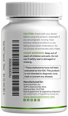 DEAL SUPPLEMENT NAC capsules being poured, demonstrating simple dosing and convenience.