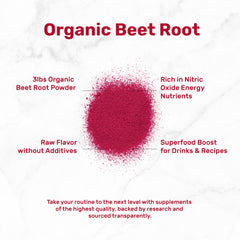 Deal Supplement raw beet powder bag captures natural texture ideal for smoothies.