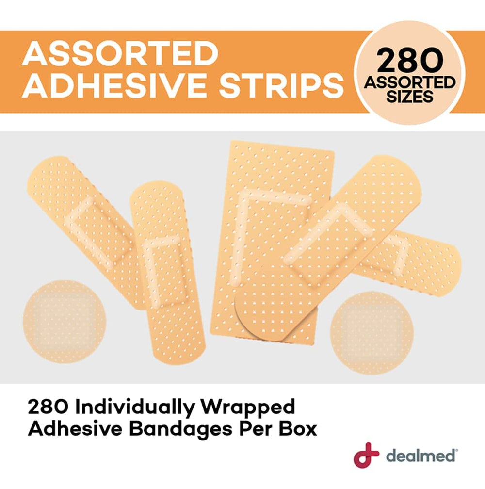 Dealmed bandage individually wrapped packaging ensuring sterile cleanliness