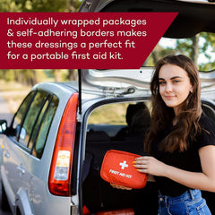 Dealmed multi-use wound dressing suited for larger wounds