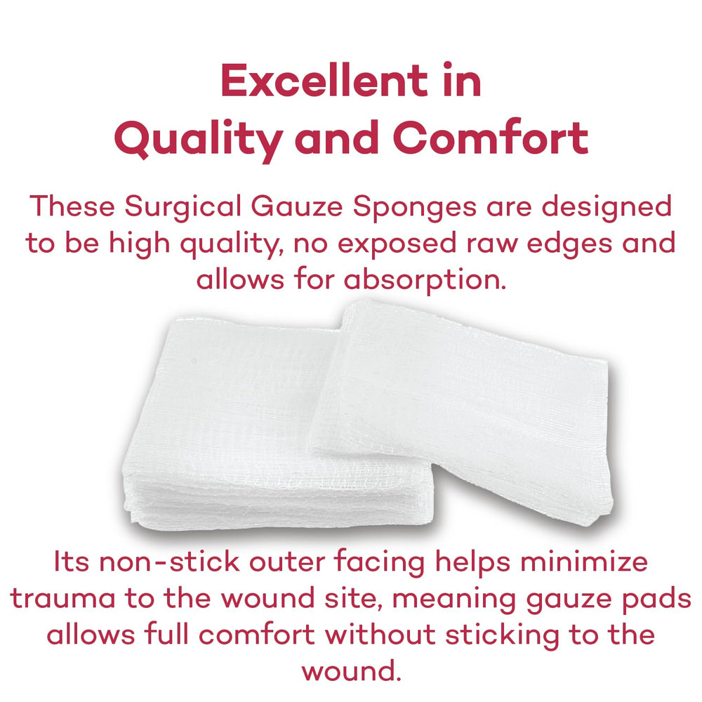 Dealmed non-stick outer facing reduces trauma to wound sites.