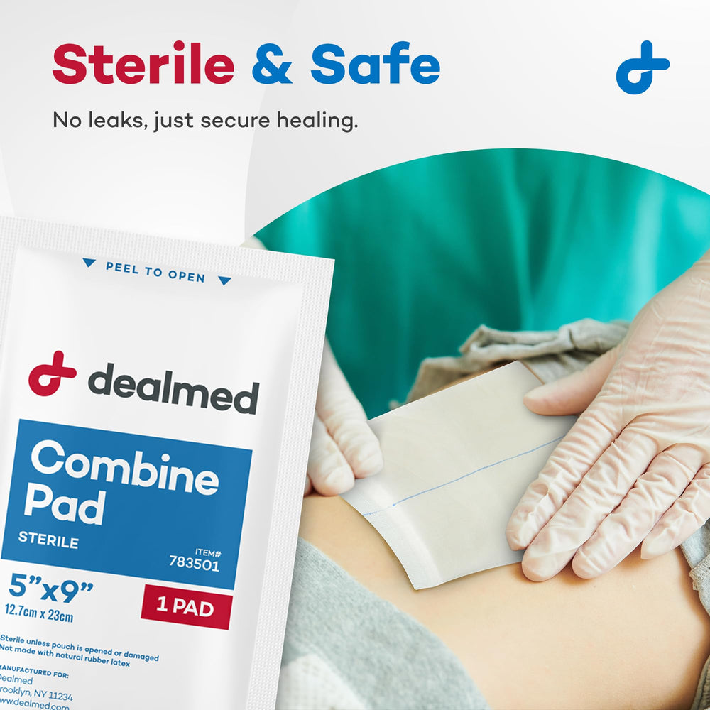 Dealmed sealed-edge dressings protect cleanliness and prevent leakage.