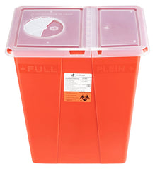 Dealmed durable red container supports multipurpose disposal needs.