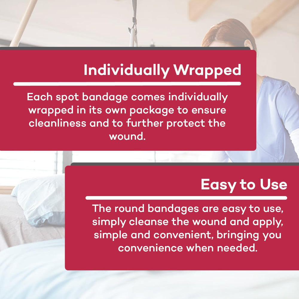 Compact wound protection ideal for first aid kits, classrooms, offices, and homes.