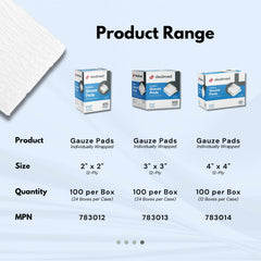 Dealmed soft nonstick gauze offers gentle removal on delicate skin.