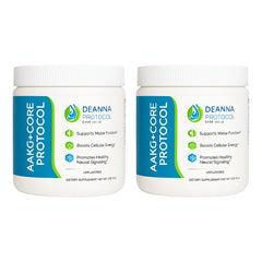 Deanna Protocol AAKG+ Core Powder two-pack for versatile dosing.