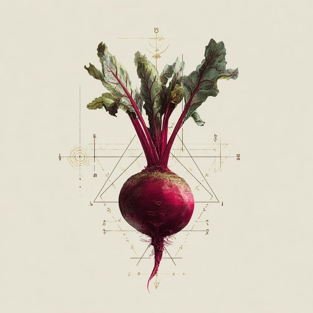 Dear Apothecary Beetroot Capsules on a clean backdrop emphasize convenient capsule form.