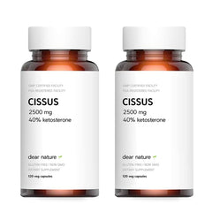 Dear Nature Cissus Extract premium bottle highlights joint support potential