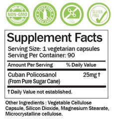 Dear Nature Cuban Policosanol capsules ready for daily use to support heart health lifestyle